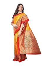 Jacquard Standard Length Saree - Image 4