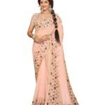 Elegant Lace Border Lintus Saree with Unstitched Blouse Piece