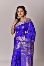 Silk Saree Blue - Image 3