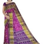 PALACE Women's Traditional Patola Saree With Blouse Piece