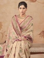 Patola silk saree for Patola festival Wedding silk with rich pallu Design sarees for women with blouse piece - Image 4