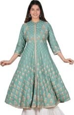 Rayon Relaxed Fit Anarkali Kurta