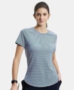 Super Combed Cotton Stripe Fabric Relaxed Fit Round Neck Half Sleeve T-Shirt - Image 5