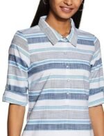 Casual Below The Knee Cotton Flared Printed Dress - Image 5