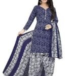 Cotton Printed Readymade Salwar Suit (Ready To Wear)