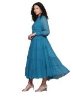 Teal Rhea Maxi Dress - Image 3