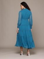 Teal Rhea Maxi Dress - Image 4