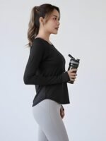 Gym T-Shirt for Women-Quick Dry Sports & Workout T-Shirt for Women, Activewear for Running, Casual & Gym Use - Image 4