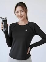 Gym T-Shirt for Women-Quick Dry Sports & Workout T-Shirt for Women, Activewear for Running, Casual & Gym Use - Image 2