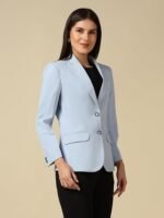 Women Single Breasted Blazer Twill Fabric