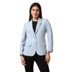 Women Single Breasted Blazer Twill Fabric - Image 3