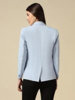 Women Single Breasted Blazer Twill Fabric - Image 4