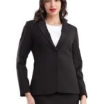 Single Breasted Blazer - Black
