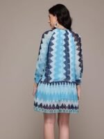 Blue Auriane Short Dress - Image 3