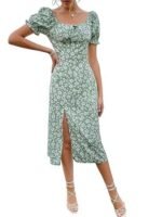 Women?s One Piece Dresses ? Stylish Midi Dress for Women | Summer Casual Wear for Events, Date & Evening Look