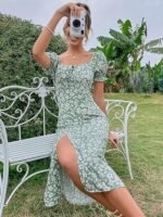 Women?s One Piece Dresses ? Stylish Midi Dress for Women | Summer Casual Wear for Events, Date & Evening Look - Image 2