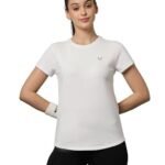 Women's Regular Fit Gym T-Shirt? Soft, Breathable & Quick-Dry Activewear Ideal for Workout, Yoga, Running, Exercise, Everyday Comfort Lightweight Stretchable Sportswear Top