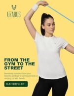 Women's Regular Fit Gym T-Shirt? Soft, Breathable & Quick-Dry Activewear Ideal for Workout, Yoga, Running, Exercise, Everyday Comfort Lightweight Stretchable Sportswear Top - Image 3