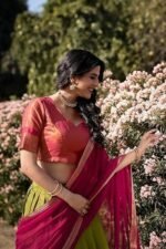 Women's Georgette With Floral Print Lehenga Choli Set - Image 4