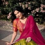 Women's Georgette With Floral Print Lehenga Choli Set