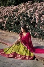 Women's Georgette With Floral Print Lehenga Choli Set - Image 2
