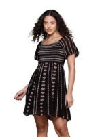 Black Cassidy Skater Dress