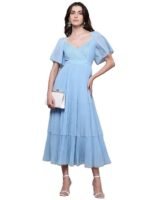 Blue Iseule Long Dress