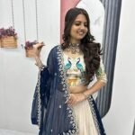 Women's Vichitra Silk Embroidered Semi Stitched Lehenga Choli With Dupatta