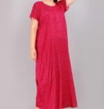 Nighty for Women Cotton Printed Maxi Gown Full Length Nighty, Night Dress Gown for Women - Image 2