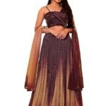 Women's Polyester Blend Semi-Stitched Lehenga Choli