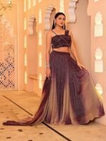 Women's Polyester Blend Semi-Stitched Lehenga Choli - Image 3