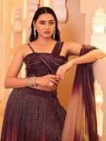Women's Polyester Blend Semi-Stitched Lehenga Choli - Image 2