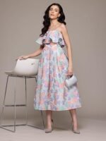 Multi Eloise Off-Shoulder Long Dress - Image 4