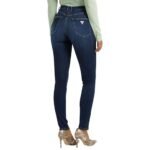 Cotton Blend Skinny Mid Rise Jeans - Image 3