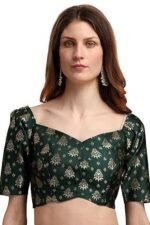 Women's Jacquard Semi-Stitched Lehenga choli (Trisha) - Image 2