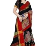 women's kutchi work embroidered Exclusive wear sare