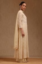 Womens Georgette Embroidered Suit Set With Sequins - Image 2