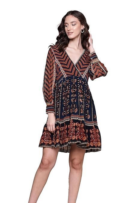 r1-1-1-1.jpg Blue Danielle Midi Dress - Image 1