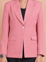 Women's Polyester Cotton Blazer - Image 3